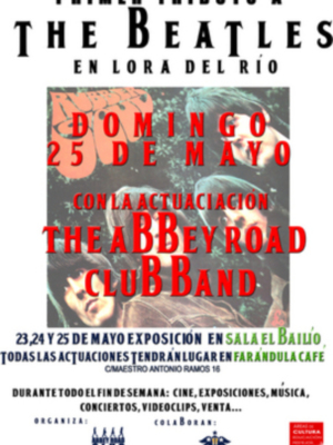Organizan el Primer Tributo al grupo inglés The Beatles este fin de semana en Lora del Río