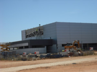 Las obras del mercado de abastos provisional al 80 por ciento de su ejecución(Chipiona)