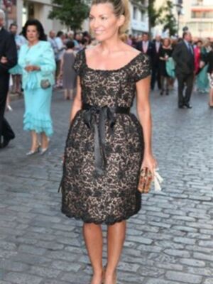 Patricia Rato y Espartaco de nuevo juntos en la boda de Carmen Solís Tello