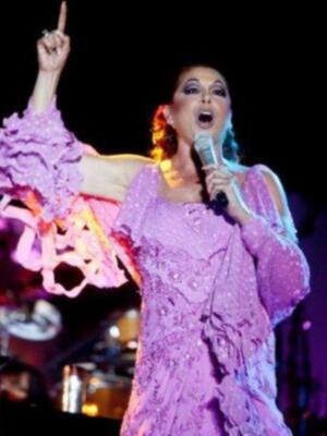 Chavely y Falete fans números uno de Isabel Pantoja en San Fernando el domingo ante 4.000 personas