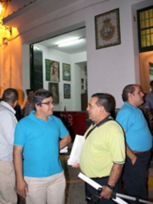 La Antigua Hermandad de la Vera-cruz de Alcalá del Río, presento el cartel del XL Aniversario de la Coronación Canónica de la Stma. Virgen de las Angustias Coronada de Alcalá del Río.