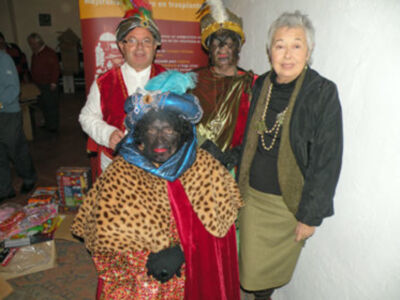 Los Reyes Magos del Belén de la Solidaridad.