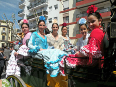 XXVII Exhibición de enganche en la Real Maestranza de Caballería de la feria de Abril.