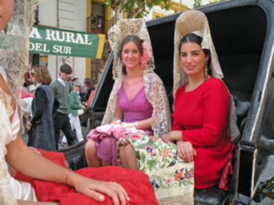 XXVII Exhibición de enganche en la Real Maestranza de Caballería de la feria de Abril.