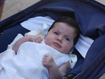 Bautizo de Manuela, nieta de Carmen Tello