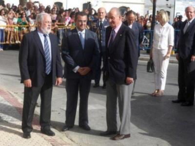 El rey presidio corrida toros en el Puerto de Santa María.
