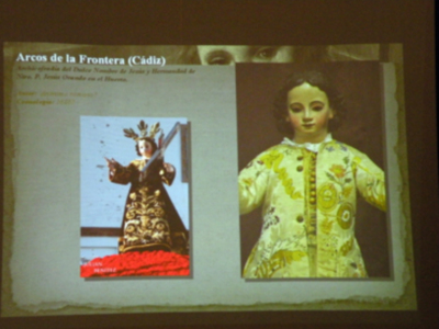 Provincia. Benjamín Domínguez, diserto una ponencia sobre el arte de la imaginería del Dulce nombres de Jesús, en la corporación del Nazareno de Alcalá del Río.