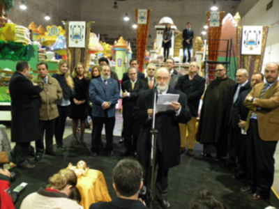 La entronización del Niño Jesús en la carroza del Nacimiento