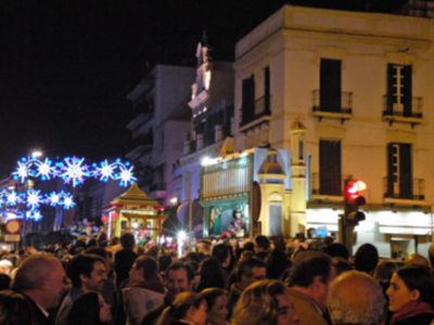 Sevilla. Cabalgata de Reyes Magos de Triana 2013.