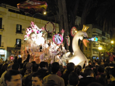 Sevilla. Cabalgata de Reyes Magos de Triana 2013.
