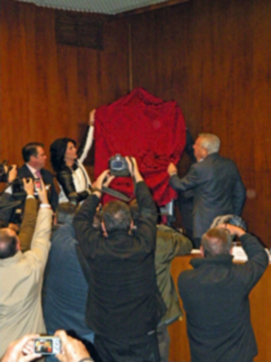 El cartel de la Semana Santa sevillana 2013 atrapado en una pintura