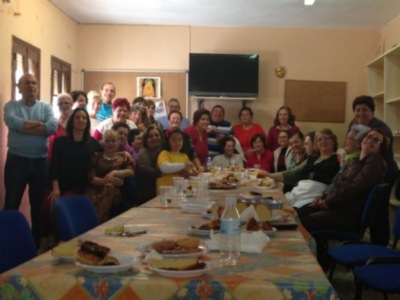 Los mayores celebran un almuerzo convivencia(Chipiona)