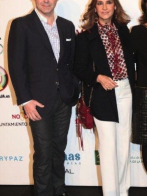 Marina Danko con su novio Manuel Blanco en SIMOF 