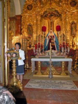 El paso de la Virgen de las Angustias de Alcalá del Río, llevará un cirio de los donantes de Órganos.