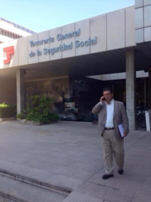 Antonio Peña cierra un acuerdo con  la Seguridad Social que permite recuperar la participación en los tributos del Estado(Chipiona)