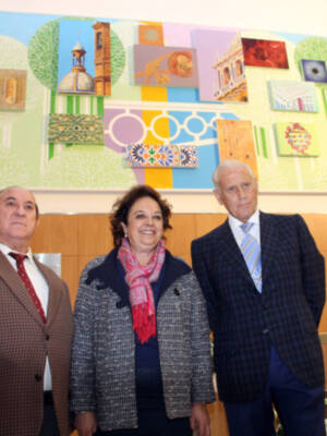 Triana rinde homenaje a las ciencias médicas con un mural de Juan Valdes
