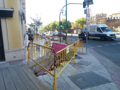 Obras de mejora de la infraestructura de agua en Macarena