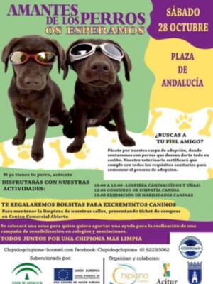 Chipidog celebra este sábado una jornada de actividades para los amantes de los perros y promover la adopción de esos animales
