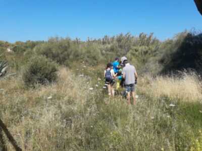 Recogidos casi ochenta kilogramos de residuos en el cordón dunar en una actividad participativa del programa Libera