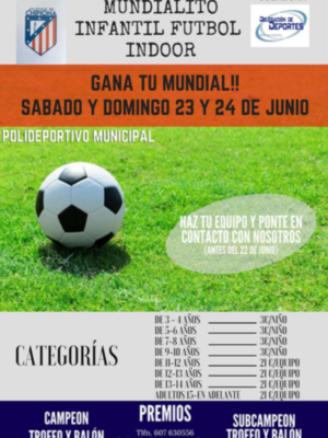 Éxito de participación y organización del Primer Mundialito de fútbol indoor San Juan 2018