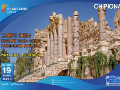 Cultura trae a Chipiona la actividad de Escape Room Carpe Diem a través del programa Planeamos de Diputación dirigida a todos los públicos 