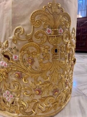  Presentada la nueva saya de la Divina Pastora en la Parroquia de San Pedro