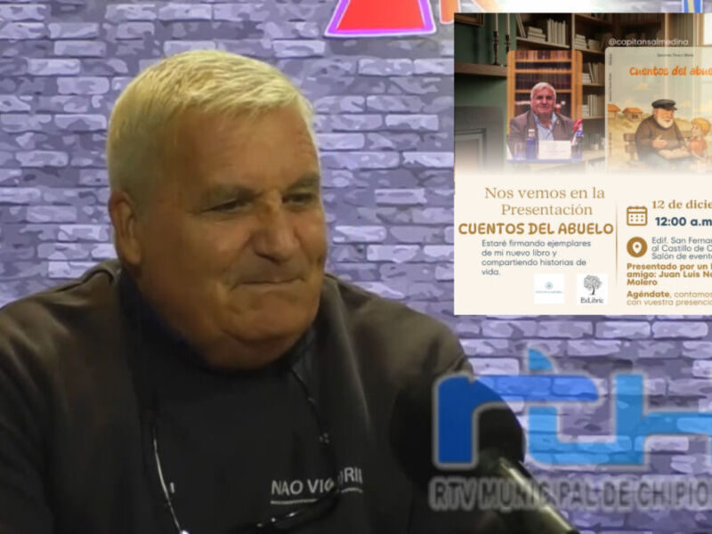 Sebastián Tirado presenta mañana su nuevo libro ‘Cuentos del Abuelo’, una publicación para fomentar la lectura en familia
