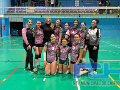 El juvenil femenino del Club Voleibol Chipiona finaliza la primera fase con opciones de optar a título de la Liga Oro Provincial   