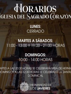 La apertura de la Iglesia del Sagrado Corazón será a partir del 10 de febrero.