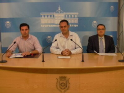Gran  actividad del Corpus en Ecija