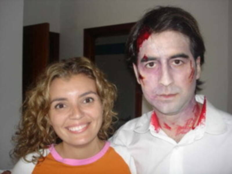 Paz de Alarcon, y Alvaro Prado, pareja en el cine