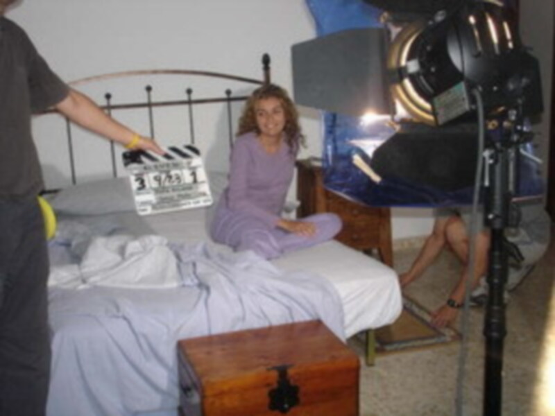 Paz de Alarcon, y Alvaro Prado, pareja en el cine