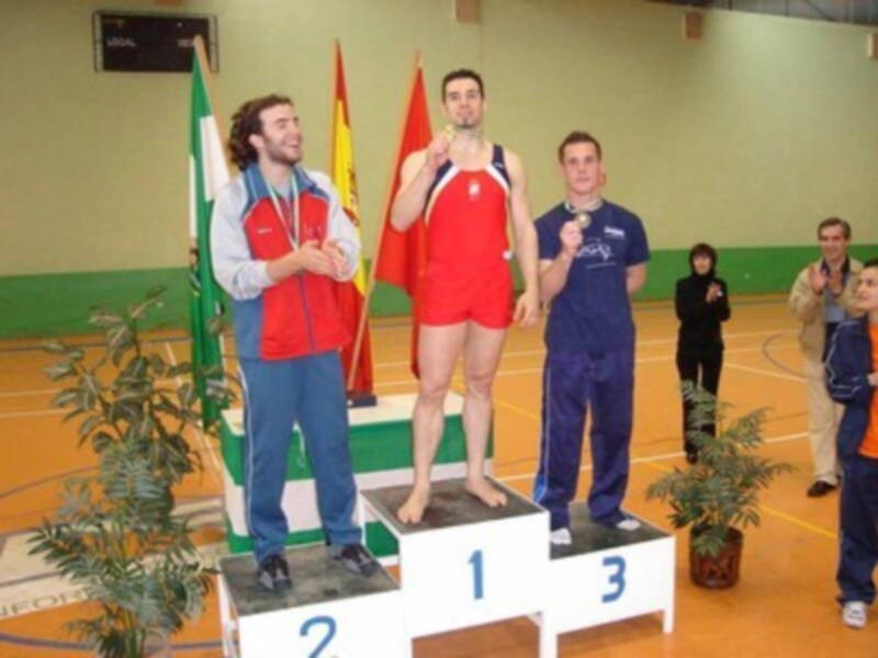 Elena Cascales y Miguel Márquez, campeones de Andalucía de gimnasia artística