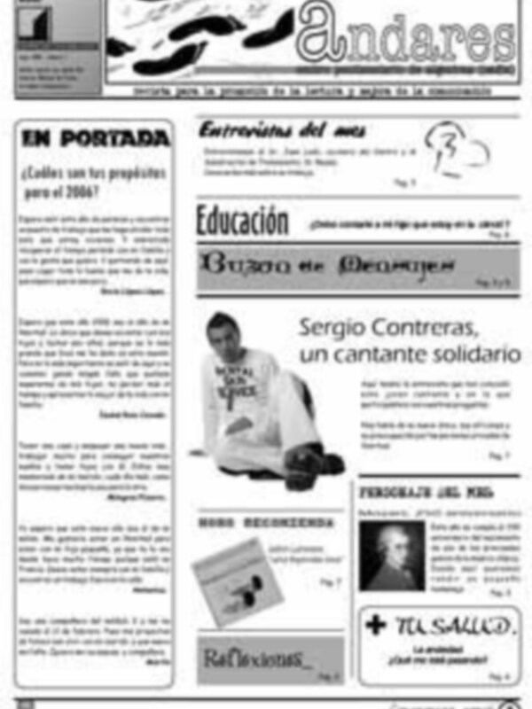 Sergio Contreras, cantante solidario.