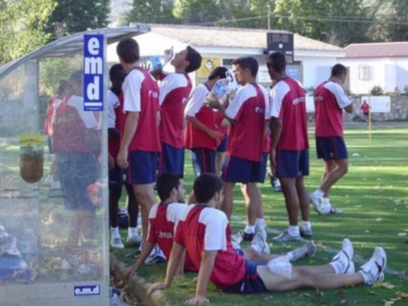 El Sevilla Atlético inició su pretemporada en Constantina