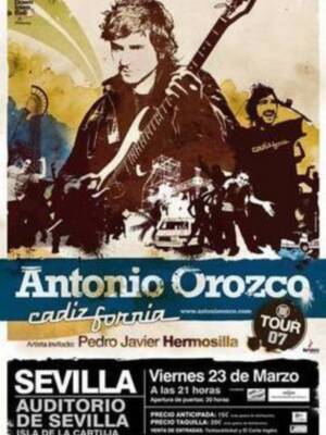 Antonio Orozco estará en concierto en Sevilla el 23 de marzo