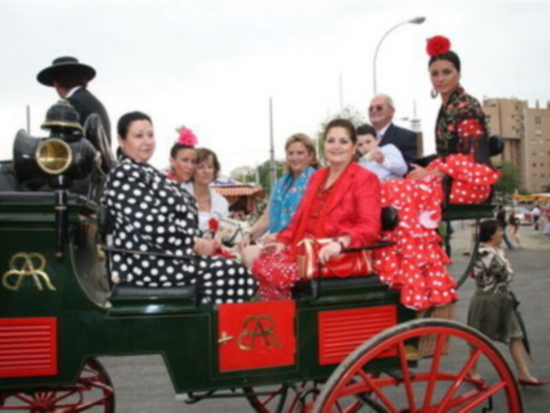 La Infanta doña Sofia nacio durante la Feria de Sevilla.
