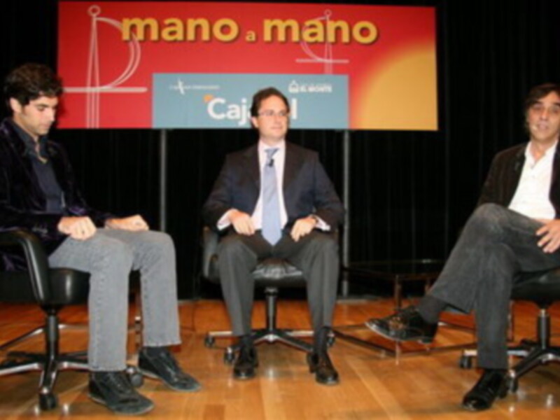 Cayetano Rivera y Agustin Diaz Yanes, mano a mano en Cajasol