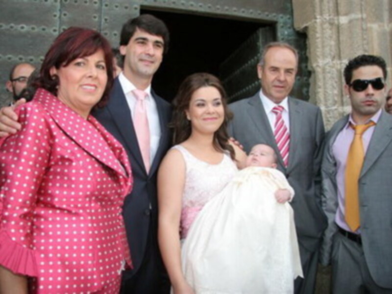 Jesulin bautiza en Jerez a su hijo