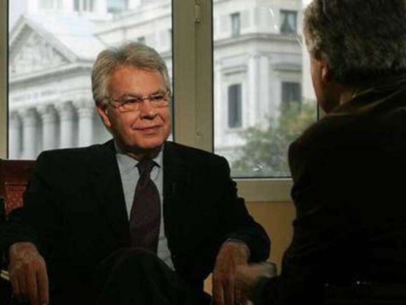 Gabilondo entrevista a Felipe González en Cuatro.