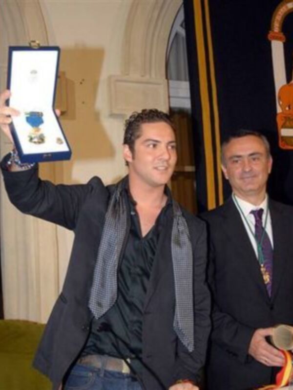 DAVID BISBAL RECIBIÓ LA MEDALLA DE ORO DE ALMERÍA