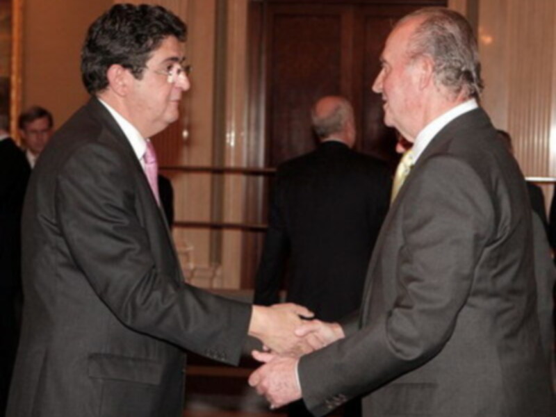 Jose Joaquin Gallardo cumplimentó al Rey Don Juan Carlos, junto a la abogacia española 