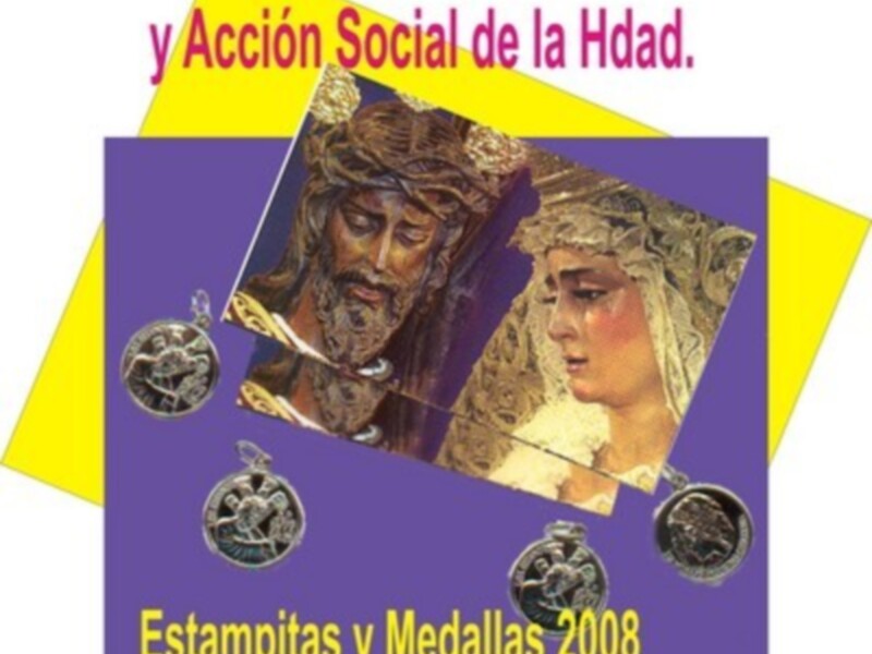 Estampita Oficial de la Bolsa de Caridad para la Madrugada Más Grande, de la Hermandad Sacramental Los Gitanos.