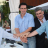 Raúl Pérez en la presentación de "El Rock de la calle Feria" en Chipiona
