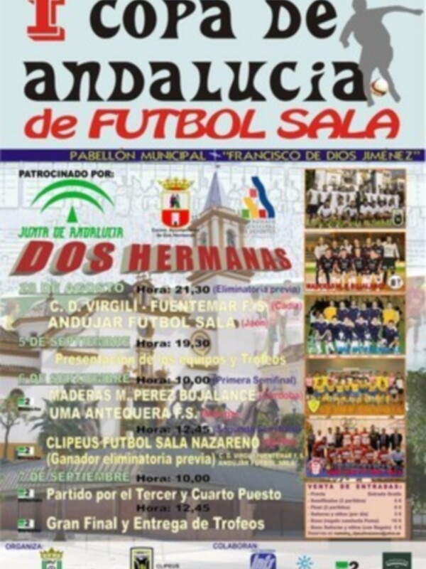 Dos Hermanas acoge la I Copa de Andalucía de fútbol sala