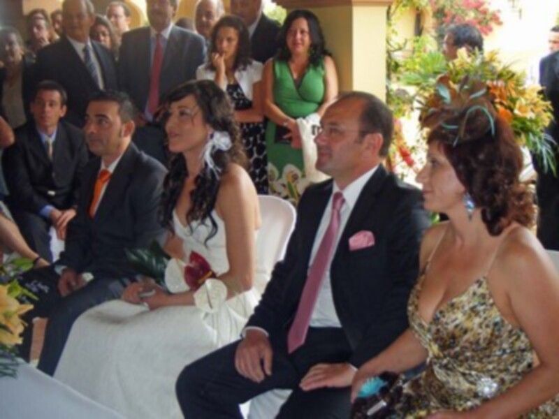 Enlace matrimonial en Sevilla de las familias Dalí Mora.