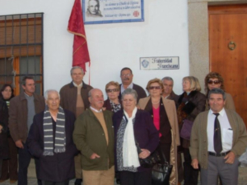 Antiguos alumnos homenajean la figura de Fray Baldomero González en Belalcázar,su tierra natal.-