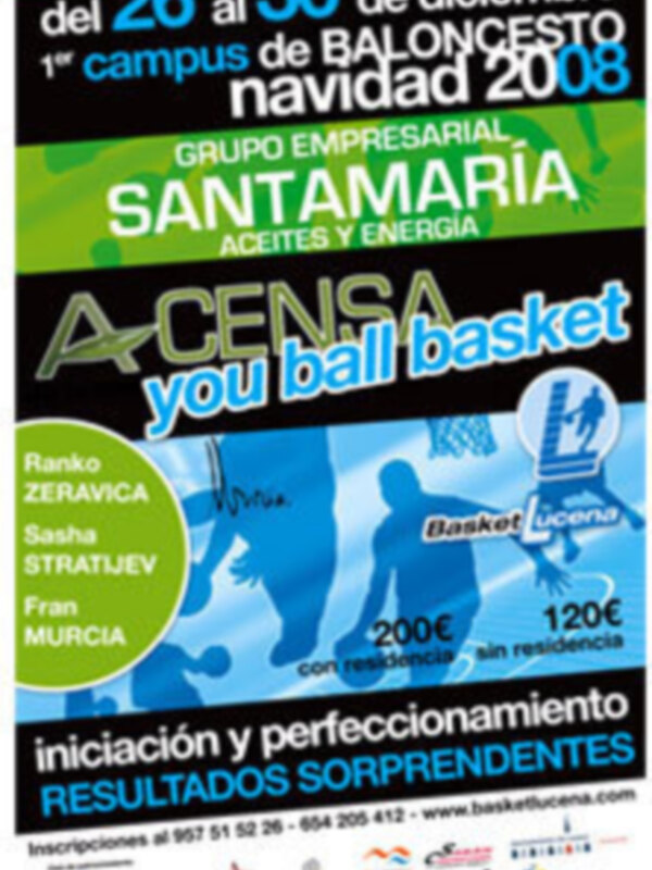 Nace el Basket Campus Acensa You Ball en Lucena (Córdoba)