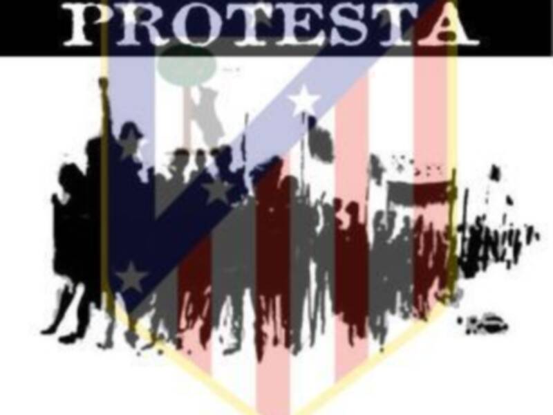PROTESTA EN CONTRA DE LA GESTIÓN DE LA ACTUAL DIRECTIVA DEL CLUB ATLÉTICO DE MADRID S. A. D. 