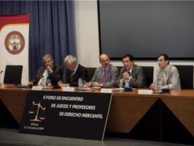 Sevilla acoge el II Foro de jueces y profesores de Derecho Mercantil con el patrocinio de Cajasol